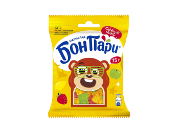 Конфета Мармелад БОН ПАРИ Медвежата 75 гр