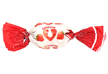 Конфета Конфеты Ловеста клубника со сливками КДВ