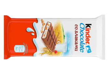 Конфета Молочный шоколад со злаками Киндер Кантри 