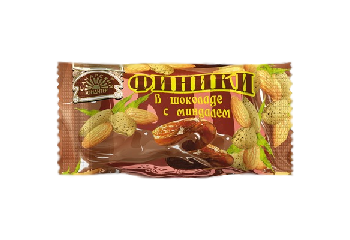 Конфета Конфеты Финик в шоколаде с миндалем