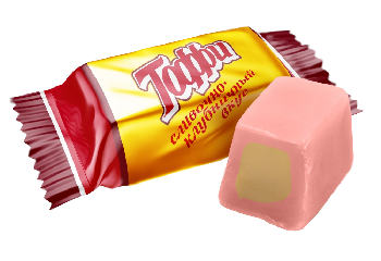 Конфета Конфеты Тоффи сливочно-клубничный