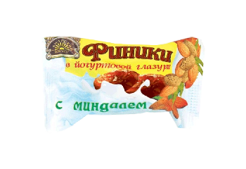 Конфета Конфеты Финик в йогуртовой глазури с миндалем