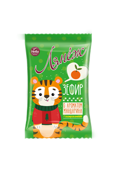 Конфета Зефир " Лянеж" глазированный с ароматом мандарина