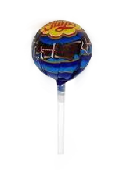 Конфета Карамель леденцовая на палочке Чупа Чупс со вкусом фрукты кола