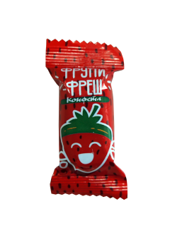 Конфета Конфета Фтутти Фреш  (мол. помадка с фр.-ягод. начинкой со вкусом клубники) 