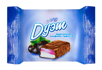 Конфета Конфета Дуэт черная смородина