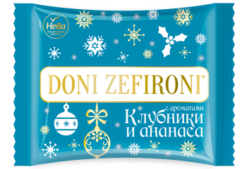 Конфета Зефир Doni Zefironi клубника ананас