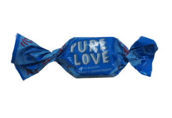 Конфета Конфета Pure love со вкусом сливки с шоколадом
