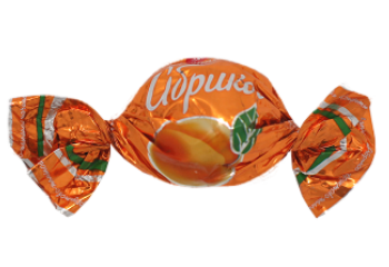 Конфета Конф. Шок.  "Абрикос" с фруктово-желейной начинкой Михаэлла