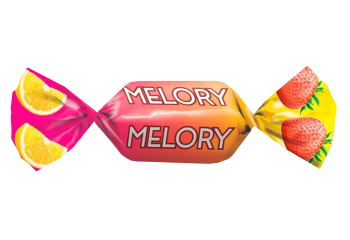 Конфета Конфета Melory лимон-клубника