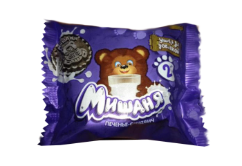 Конфета Печенье-сэндвич Мишаня