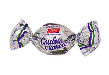 Конфета Конф. Шок.  "Сливка с кокосом" Михаэлла