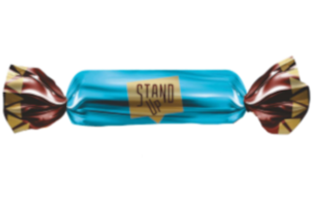 Конфета Конфета Stand Up с комбинированными конфетными массами глазированные 