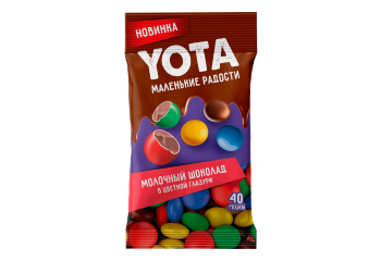 Конфета Драже в цветной глазури YOTA 40 гр