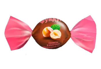 Конфета Конфеты Фундук в молочной шок.гл. Nutstory