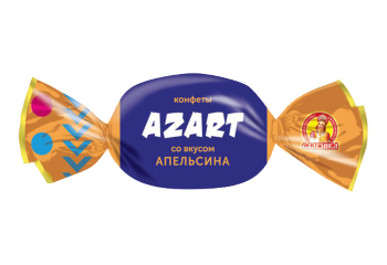 Конфета Конфета AZART со вкусом апельсина желейные глазированные