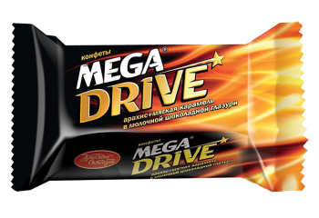 Конфета Конфета Мега Драйв арахис-нуга
