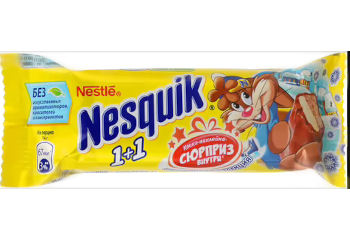 Конфета Батончик НЕСКВИК  Дуо 28 гр.