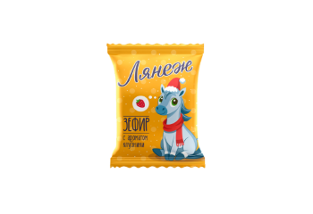 Конфета Зефир Лянеж с ароматом клубники 28 г неглаз. (Лошадка)