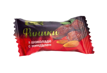 Конфета Конфета Финик в шоколаде с миндалем