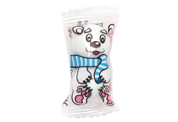 Конфета Драже кремовое ZOO ZOO Белый медведь вкус топленое молоко Сириус