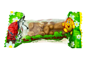 Конфета Конфета По дорогам сказок  молочная конфета с молочно-кремовой начинкой со вкусом бисквита 