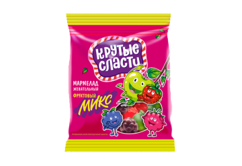Конфета Мармелад Крутые сласти Фруктовый микс 80 гра