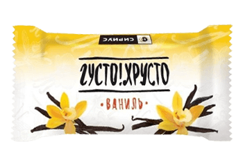 Конфета Конфета вафельная Густо! Хрусто!