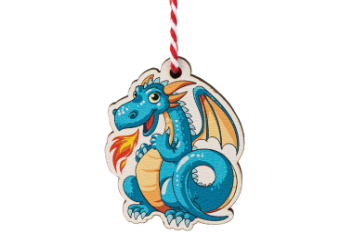 Конфета Вложение Подвес на елку Дракон