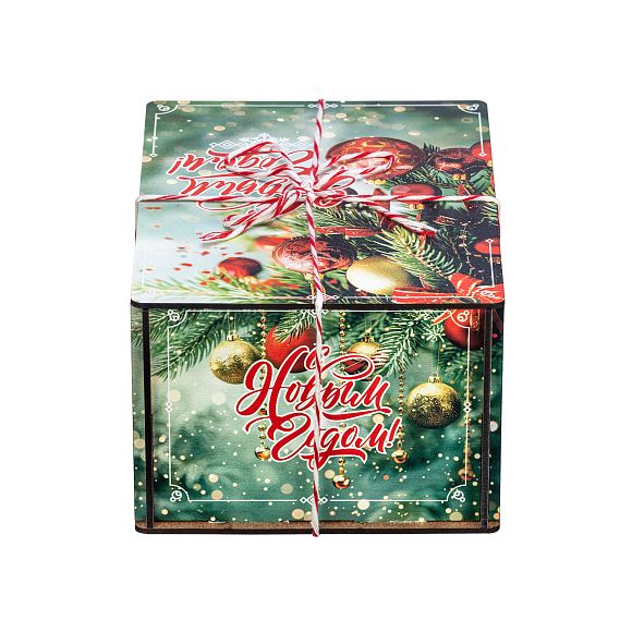 Сладкий новогодний подарок Зеленое Чудо (малая) (Мега Хит)