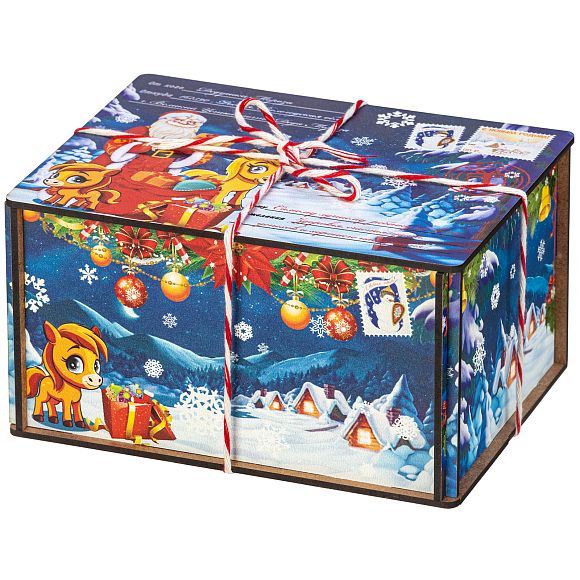 Сладкий новогодний подарок Посылка от сказочной лошадки (Полезный состав)