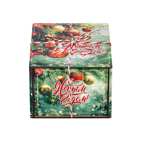 Сладкий новогодний подарок Зеленое Чудо (малая) (Мега Хит)