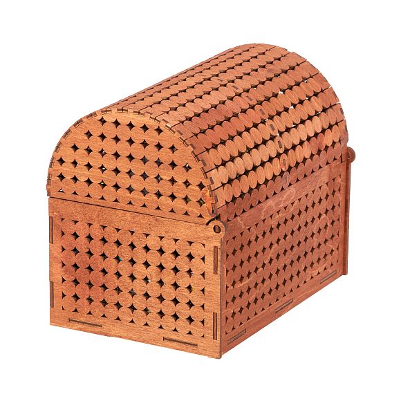 Сладкий новогодний подарок Сундук Ажурный