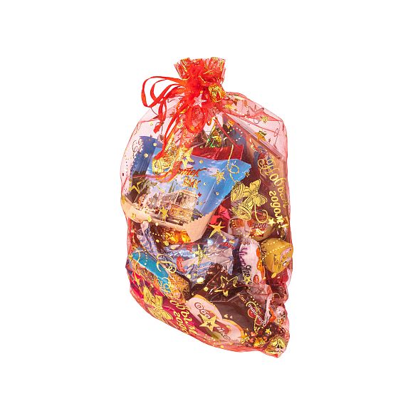 Сладкий новогодний подарок Мешочек Колокольчики