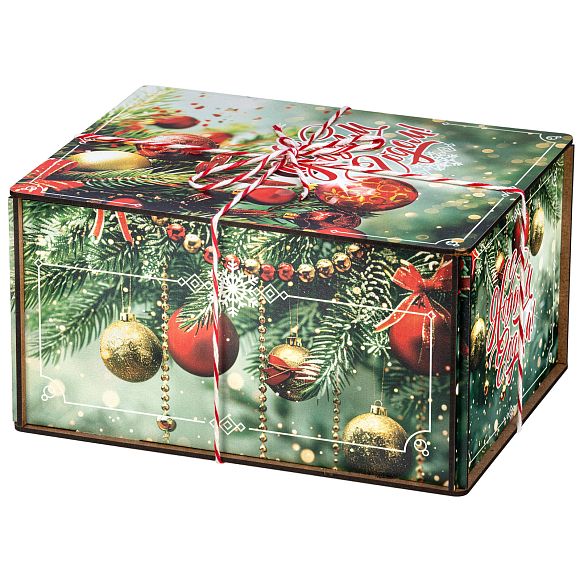 Сладкий новогодний подарок Зеленое Чудо (малая) (Взрослым)