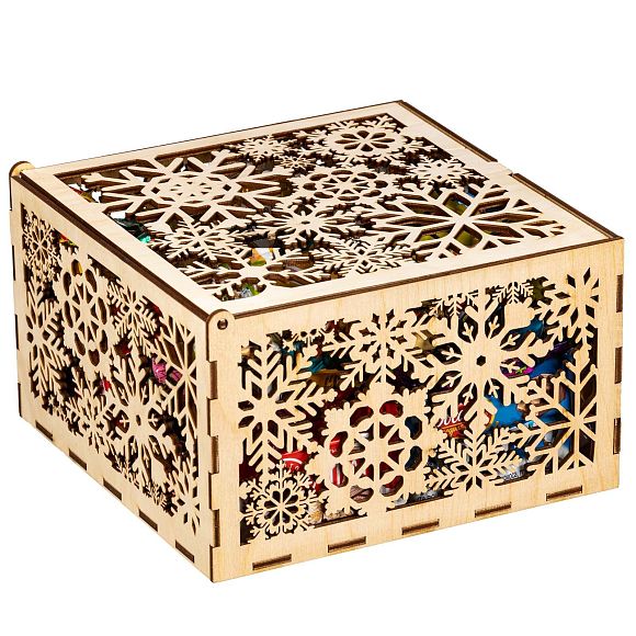 Сладкий новогодний подарок Шкатулка Царица Зима