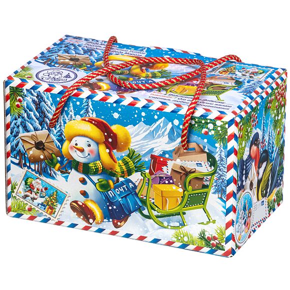 Сладкий новогодний подарок  Почтальон Снежкин Бюджет