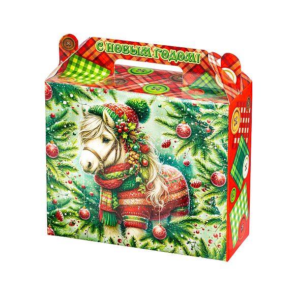 Сладкий новогодний подарок Пуговка (Полезный состав)