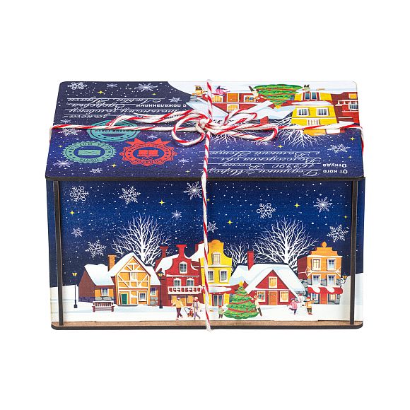 Сладкий новогодний подарок Синяя ночь (Полезный состав)