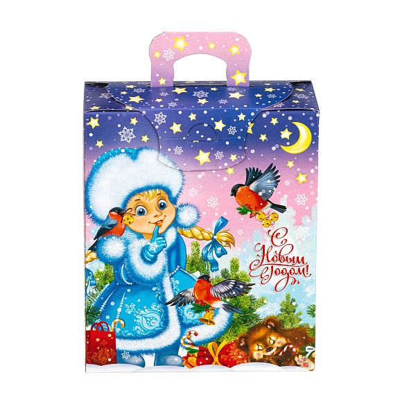 Сладкий новогодний подарок На лесной опушке Дедушка Мороз