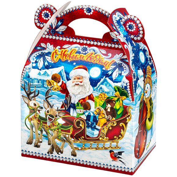 Сладкий новогодний подарок Саквояж