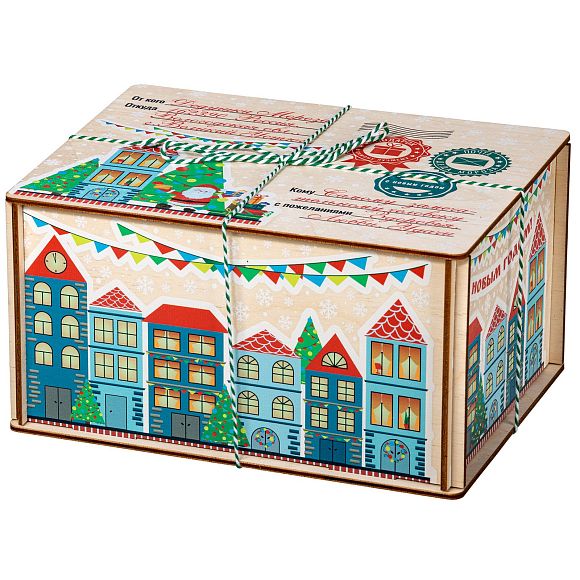 Сладкий новогодний подарок Новогодний Городок (Премиум)
