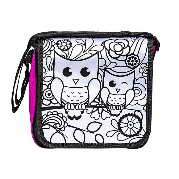 Сладкий новогодний подарок Сумка раскраска Птицы