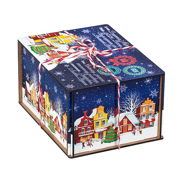 Сладкий новогодний подарок Синяя ночь (Полезный состав)