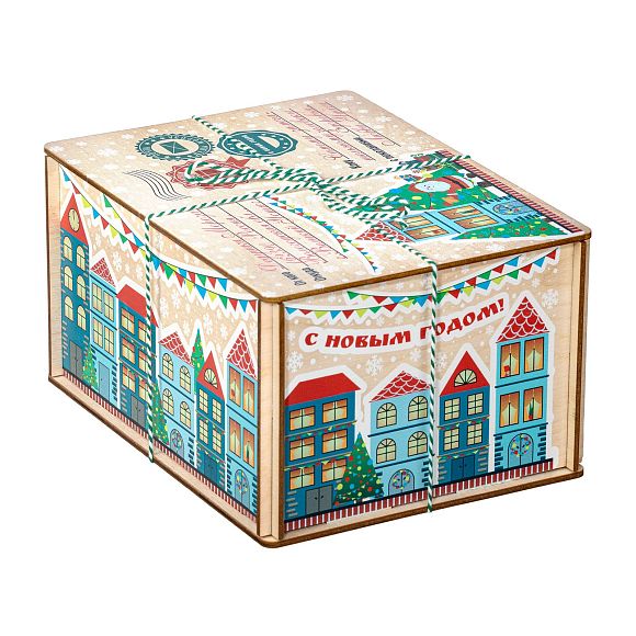 Сладкий новогодний подарок Новогодний Городок (Премиум)