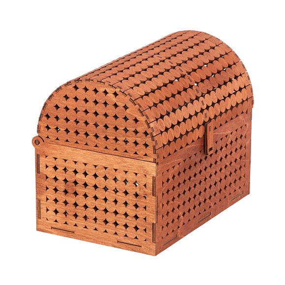 Сладкий новогодний подарок Сундук Ажурный