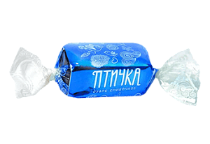 Конфета Птичка двухслойная флоупак Михаэлла