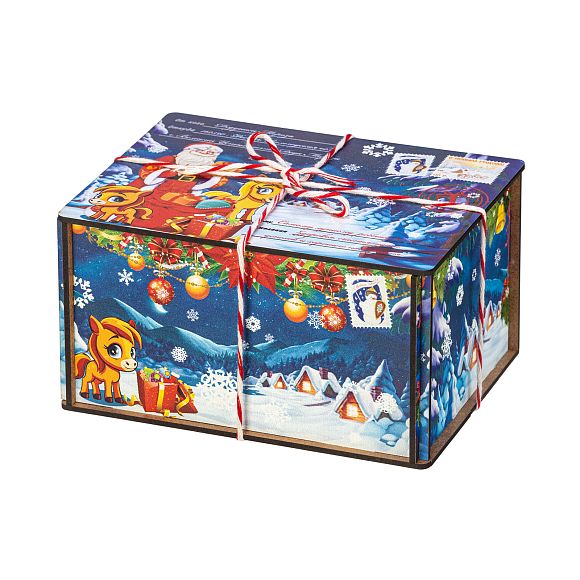 Сладкий новогодний подарок Посылка от сказочной лошадки (Полезный состав)