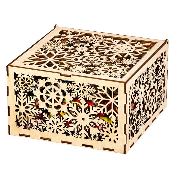 Сладкий новогодний подарок Шкатулка Царица Зима