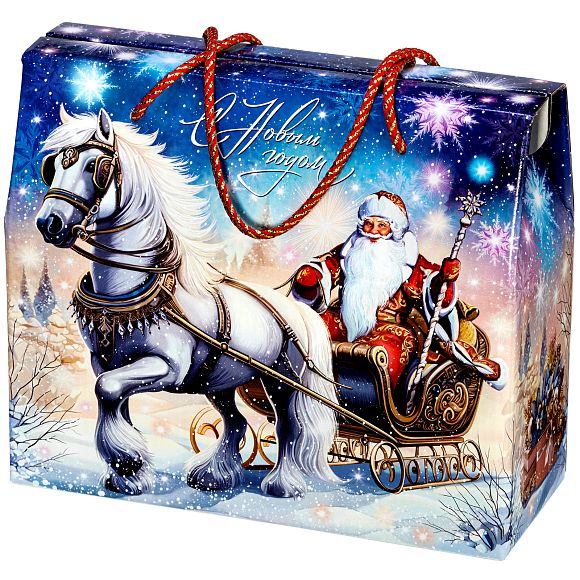 Сладкий новогодний подарок Сумочка Визит